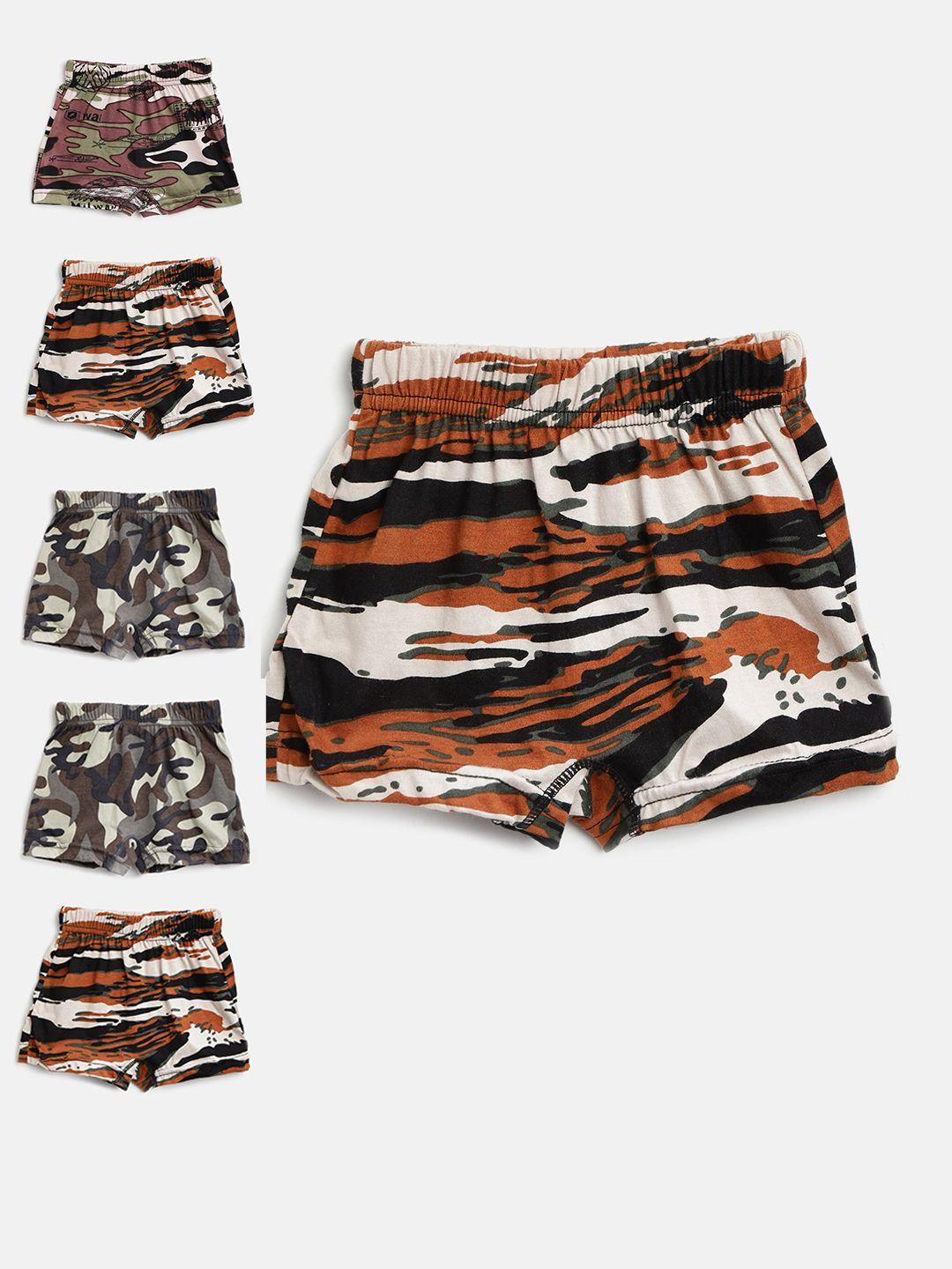 bodycare kids boys pack of 6 camouflage print trunks 315abcdab-60