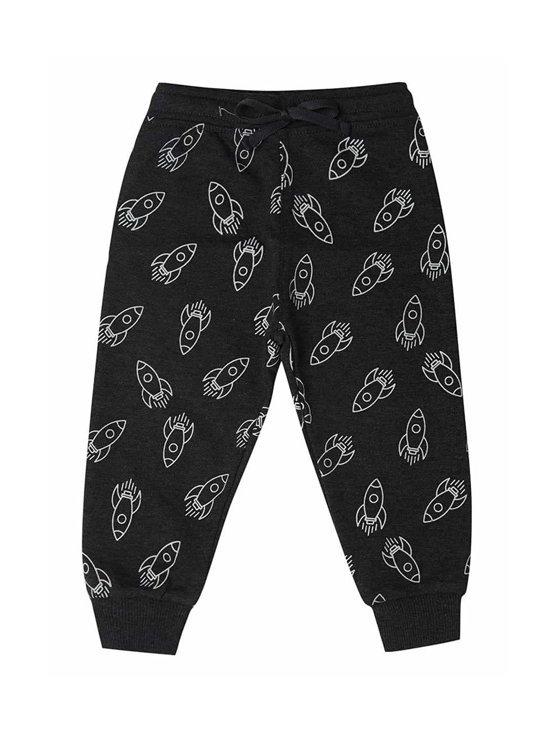 bodycare kids boys printed cotton joggers