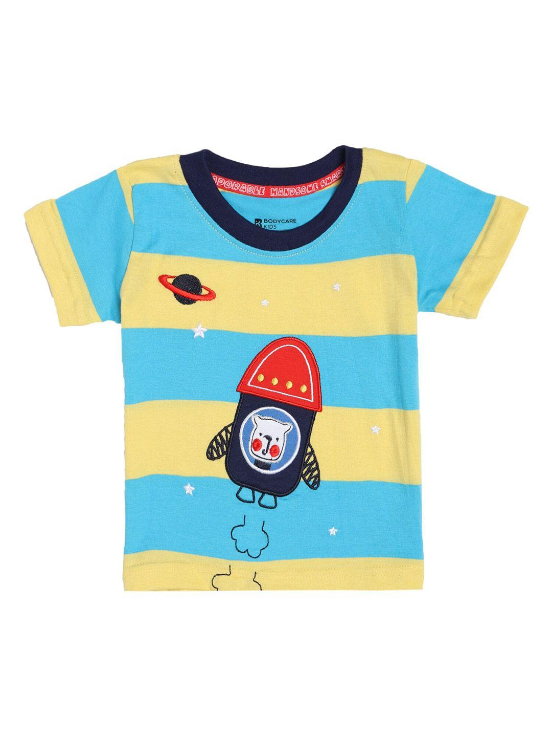 bodycare kids boys striped cotton t-shirt