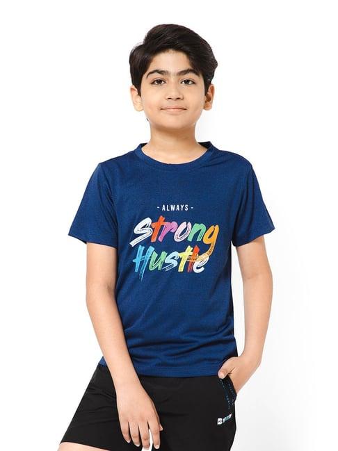 bodycare kids indigo printed t-shirt