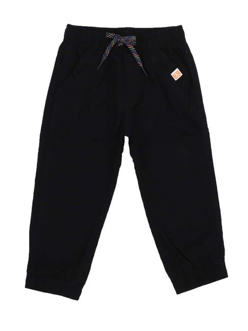 bodycare kids kids black printed  joggers