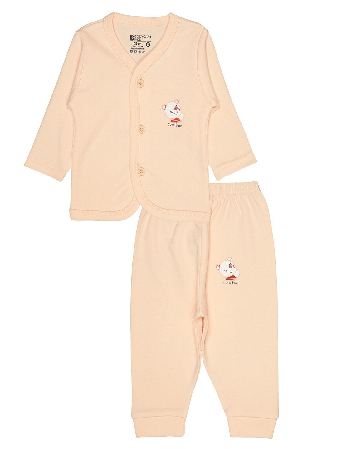 bodycare kids kids v-neck shirt with trousers