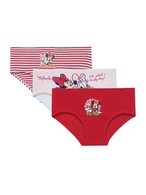 bodycare kids multicolor cotton printed panty (pack of 3)