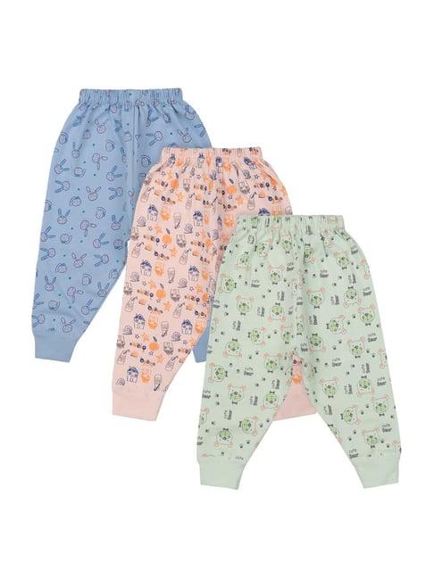 bodycare kids multicolor cotton printed pyjama (pack of 3)