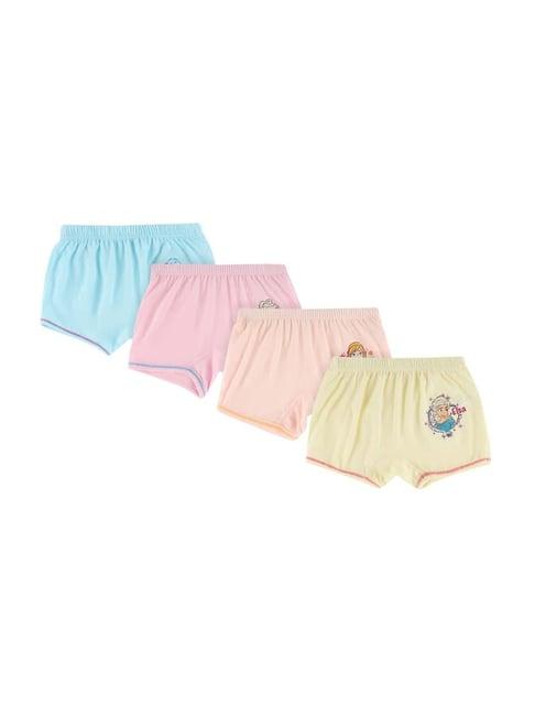 bodycare kids multicolor cotton printed shorts (pack of 4)
