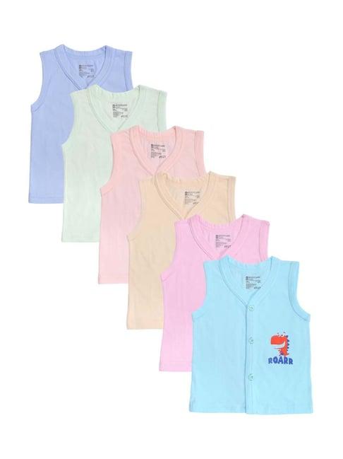 bodycare kids multicolor cotton printed t-shirts (pack of 6)