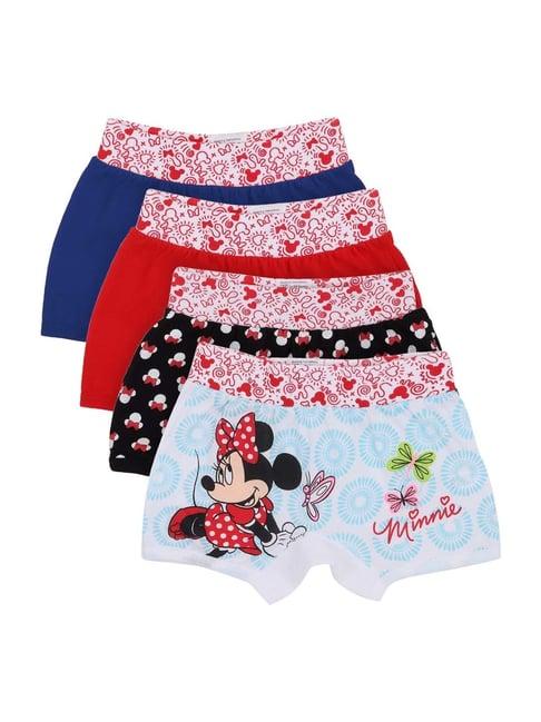 bodycare kids multicolored cotton printed shorts (pack of 4)