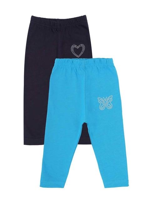 bodycare kids navy & blue cotton trackpants