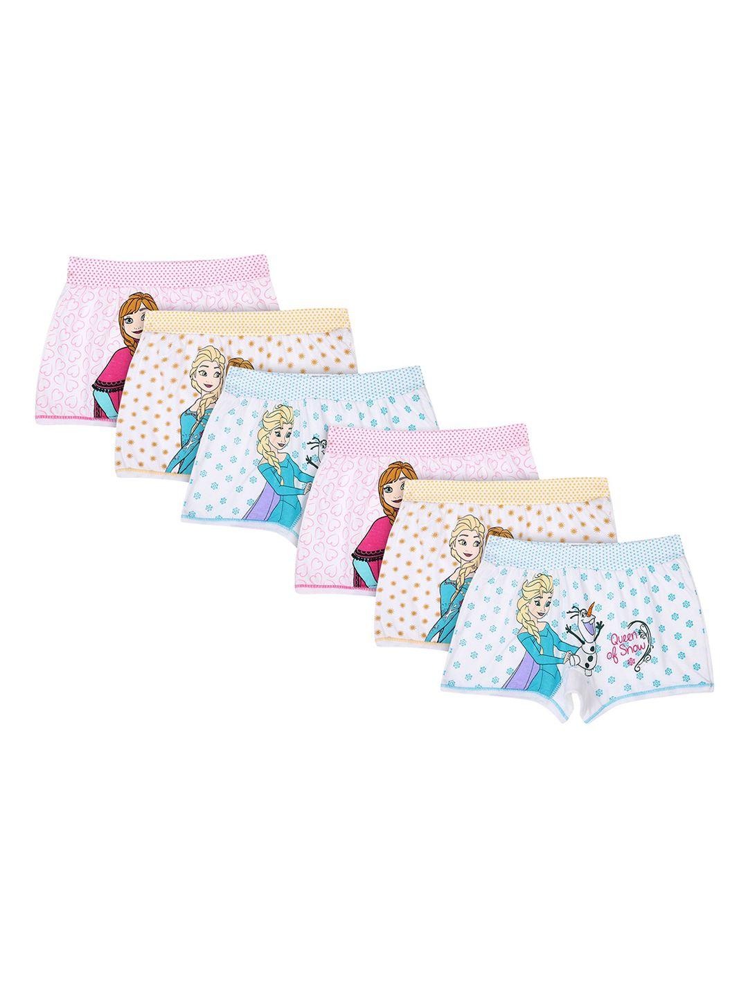 bodycare kids pack of 6 assorted frozen cotton basic briefs