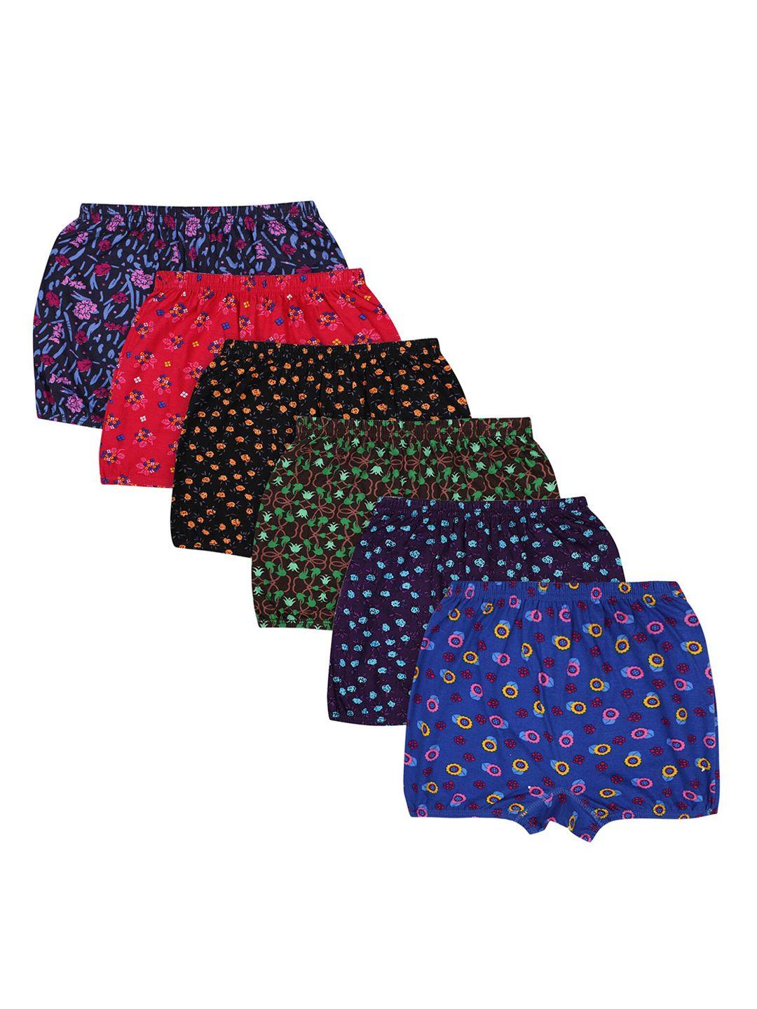 bodycare kids pack of 6 assorted mid-rise bloomer
