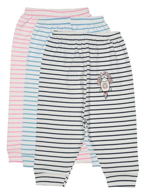 bodycare kids white striped pyjamas (pack of 3)