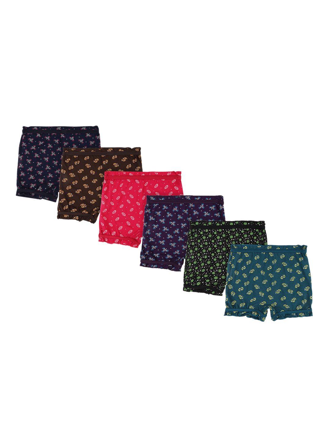 bodycare unisex kids pack of 6 assorted printed cotton basic briefs