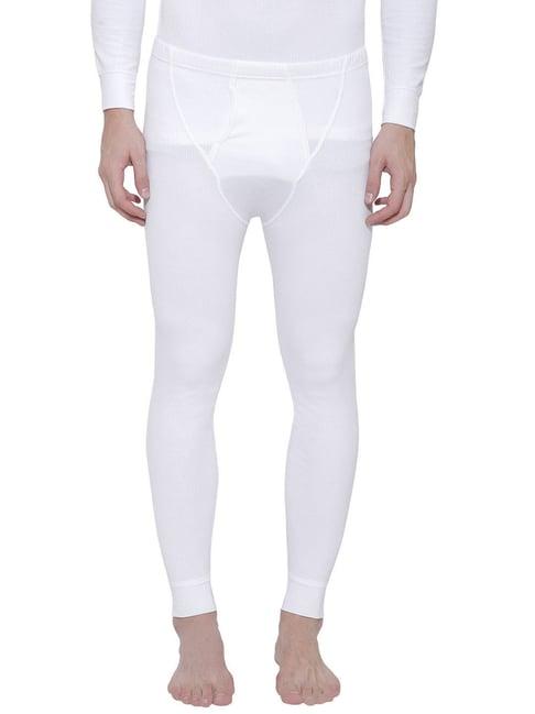 bodycare white regular fit thermal bottoms