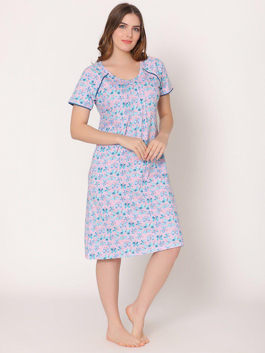 bodycare women printed nightdress