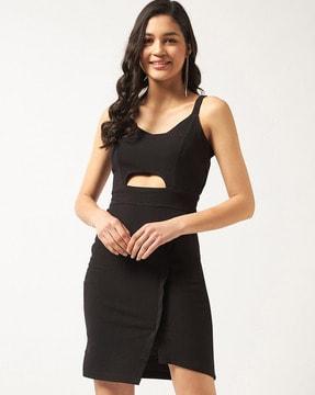 bodycon dress with cutout