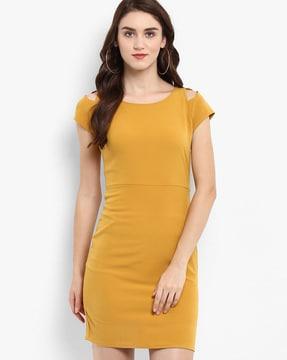 bodycon dress with cutouts