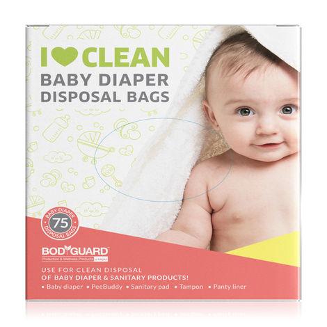 bodyguard - baby diapers and sanitary disposal bag - 75 bags