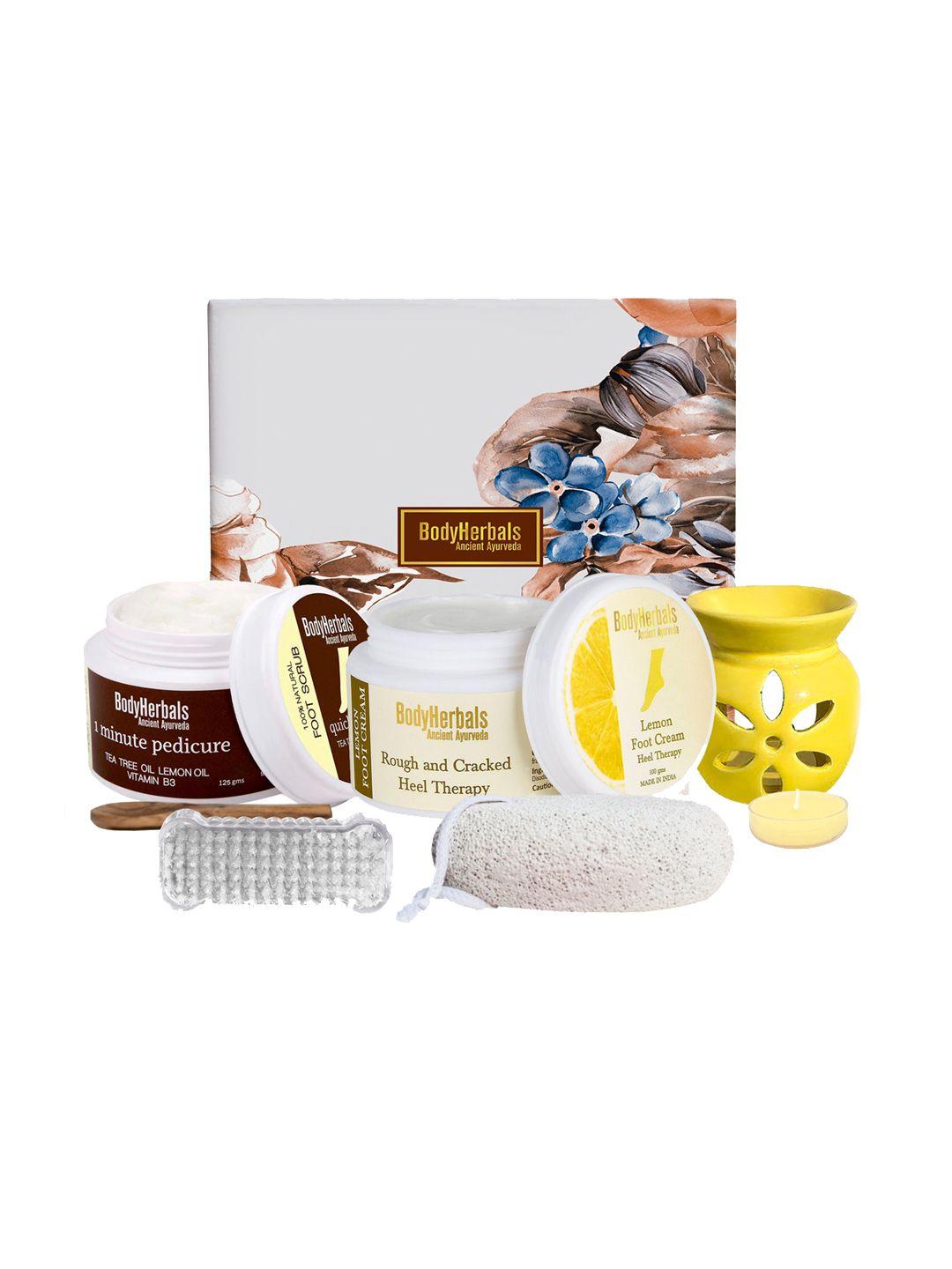 bodyherbals foot care collection gift set with tea tree & lemon