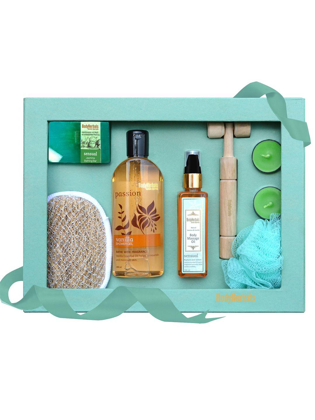 bodyherbals jasmine & vanilla gift set - 8 pcs