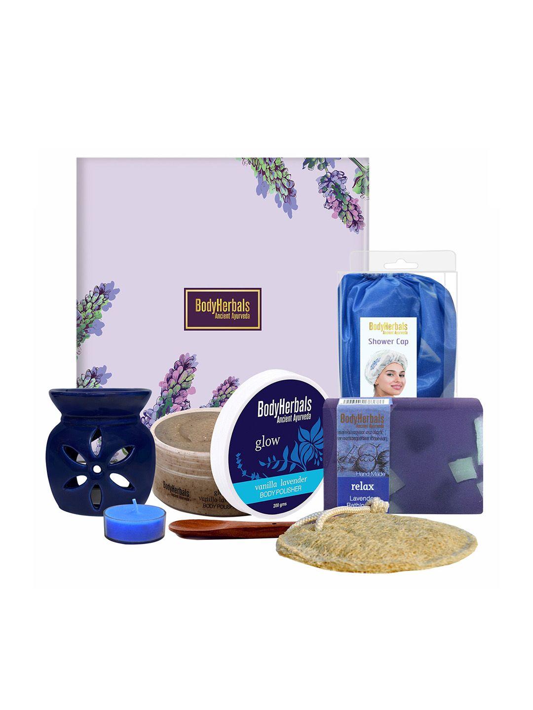 bodyherbals lavender vanilla bath spa collection gift set