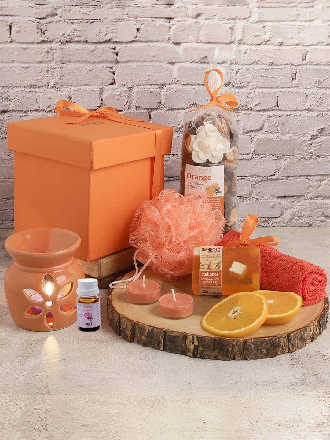bodyherbals unisex orange soap spa gift set