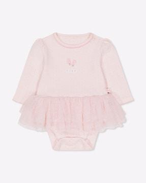 bodysuit style tutu with ruffles