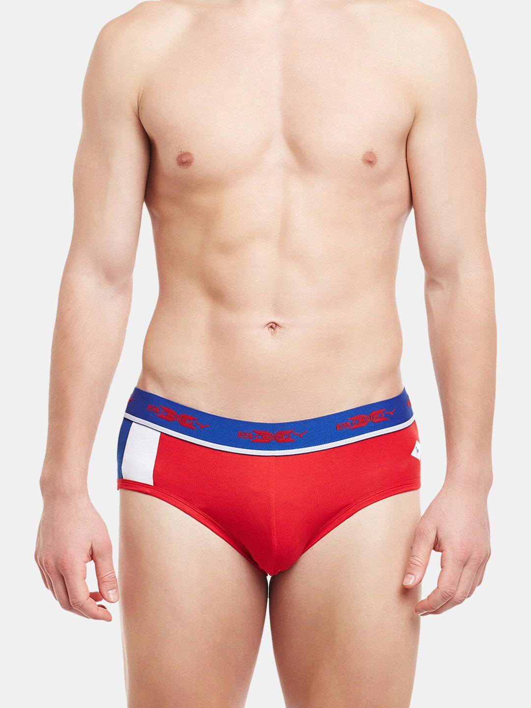 bodyx men low-rise basic briefs bx02b-red-s