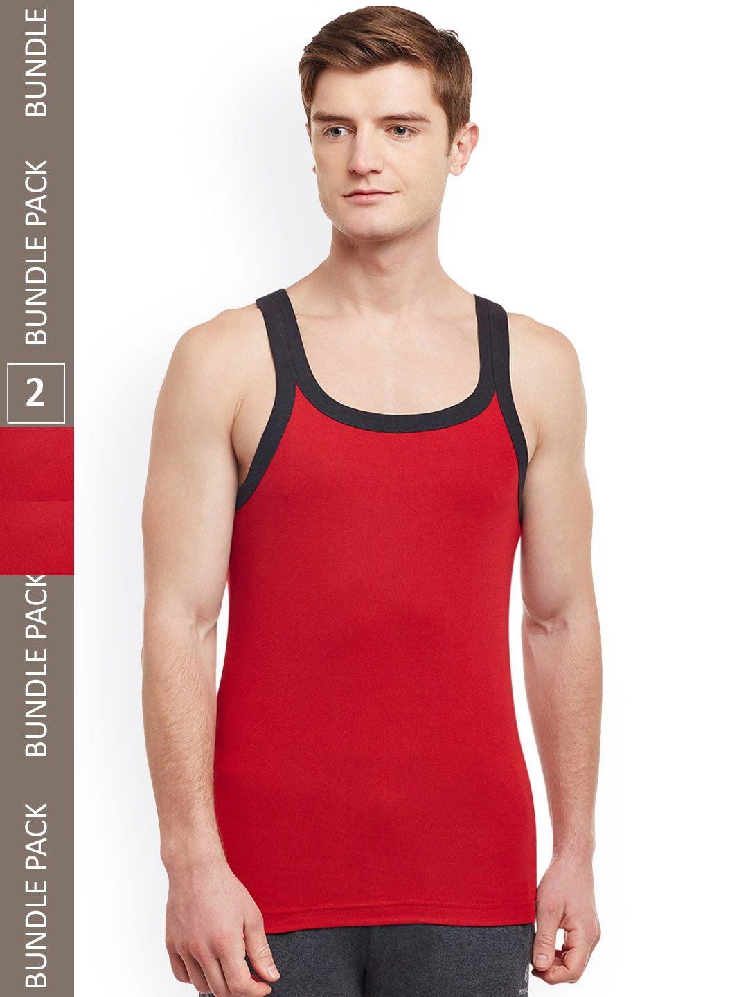 bodyx pack of 2 cotton innerwear vests