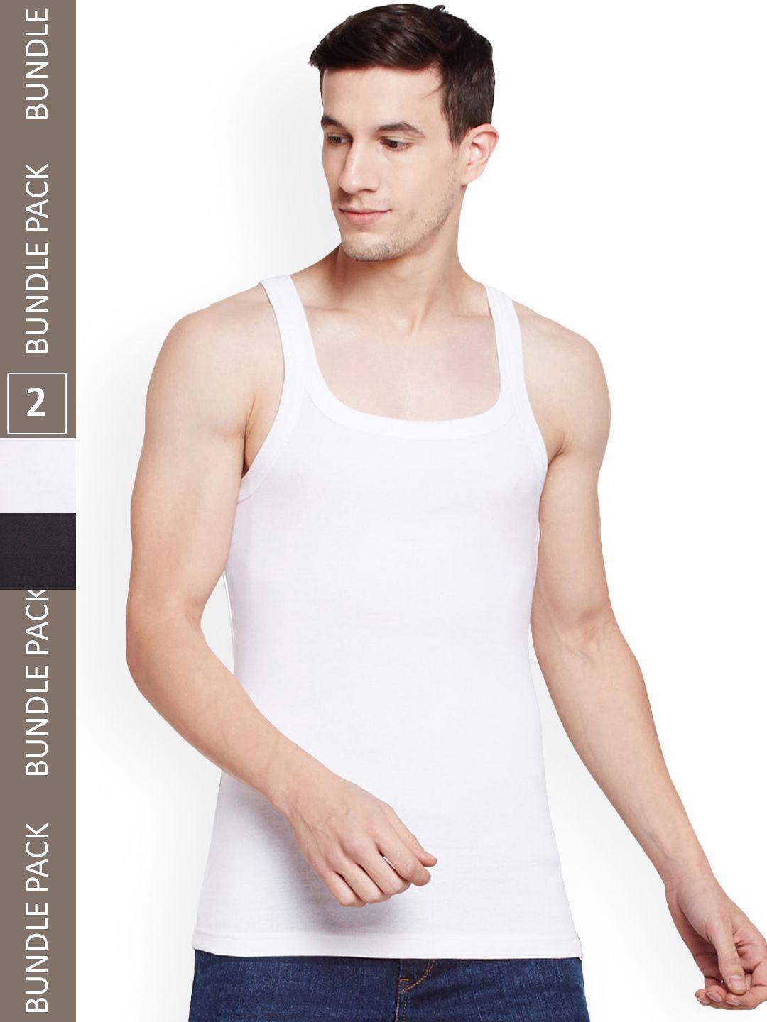 bodyx pack of 2 pure cotton innerwear vests