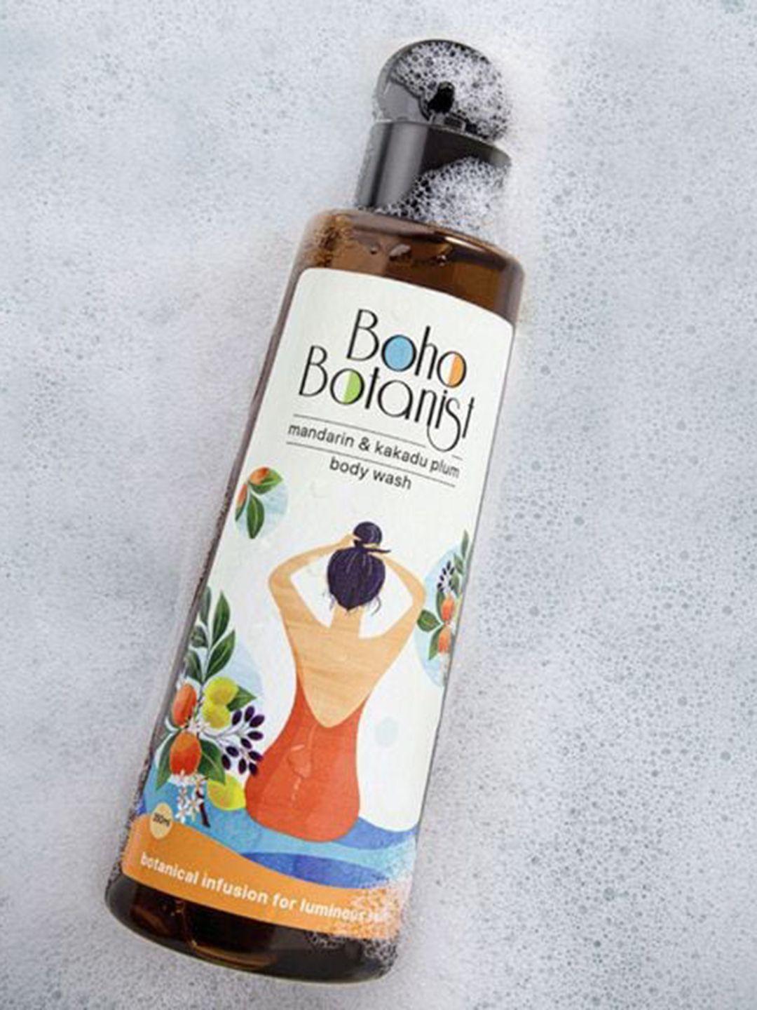 boho botanist mandarin & kakadu plum body wash 350ml