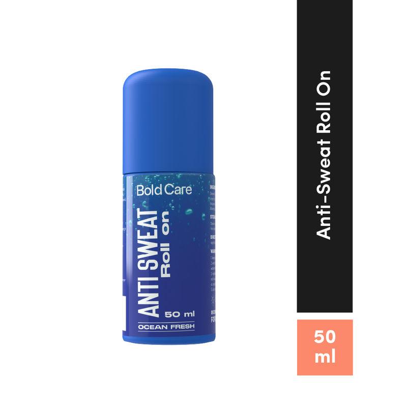 bold care ocean fresh antiperspirant & anti-sweat deodorant roll-on for men