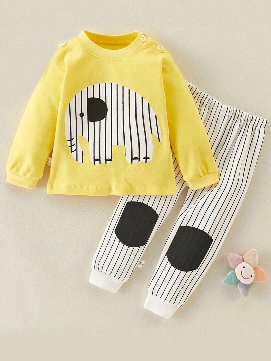 bold-n-elegant-unisex-kids-striped-t-shirt-with-trousers