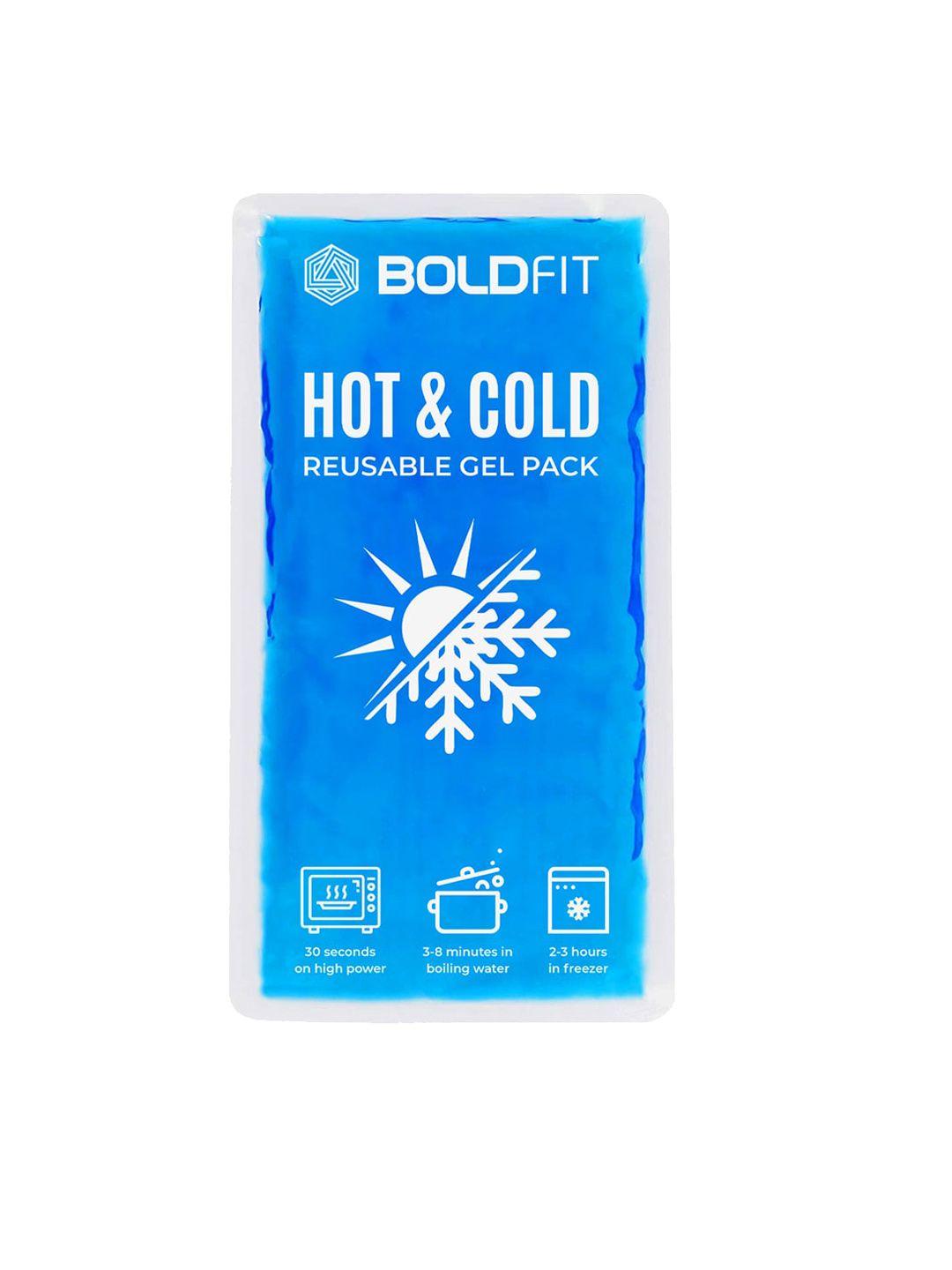 boldfit blue hot and cold ice pack gel