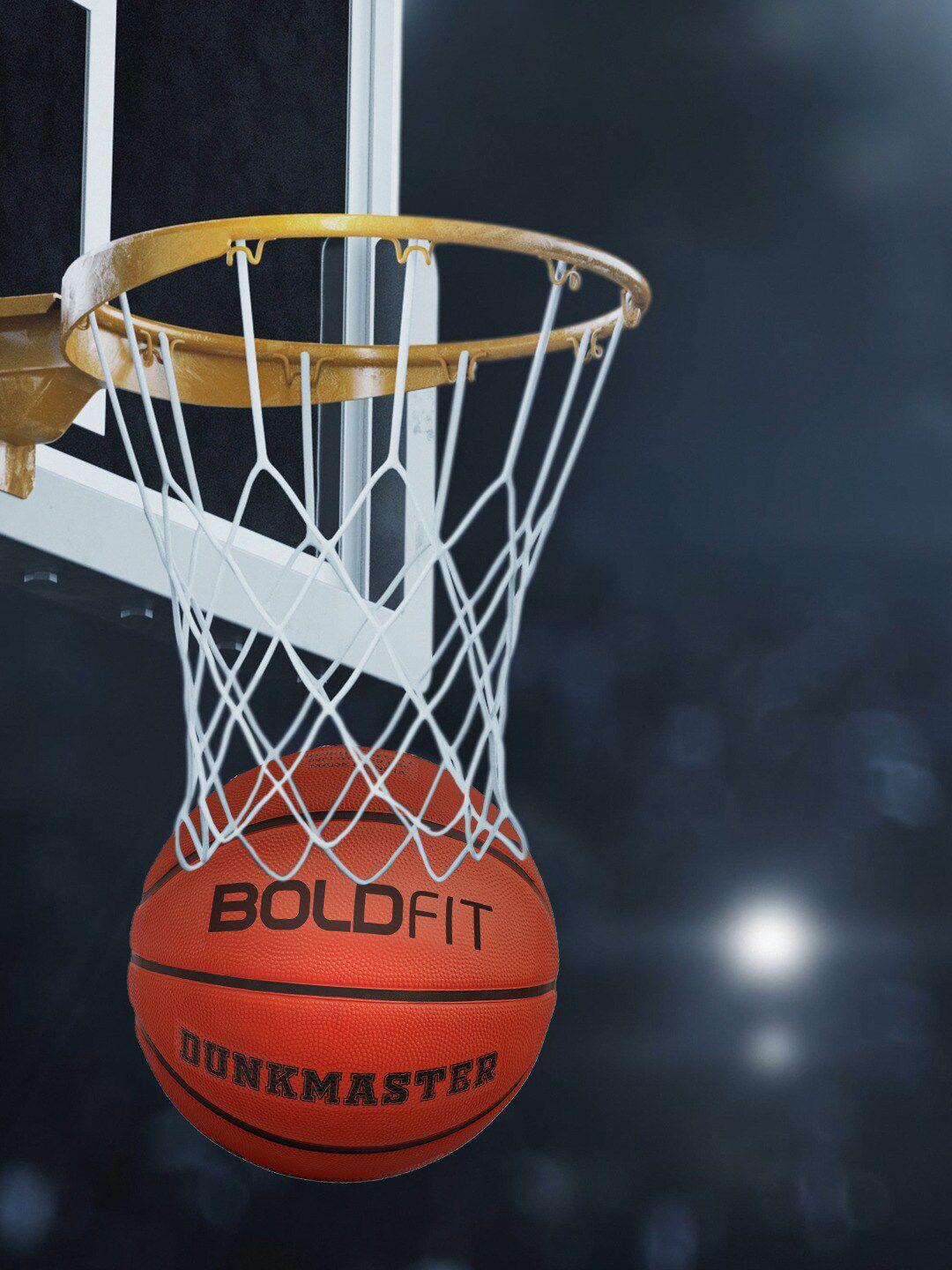 boldfit printed water resistant 7 professional basketball with free air needle