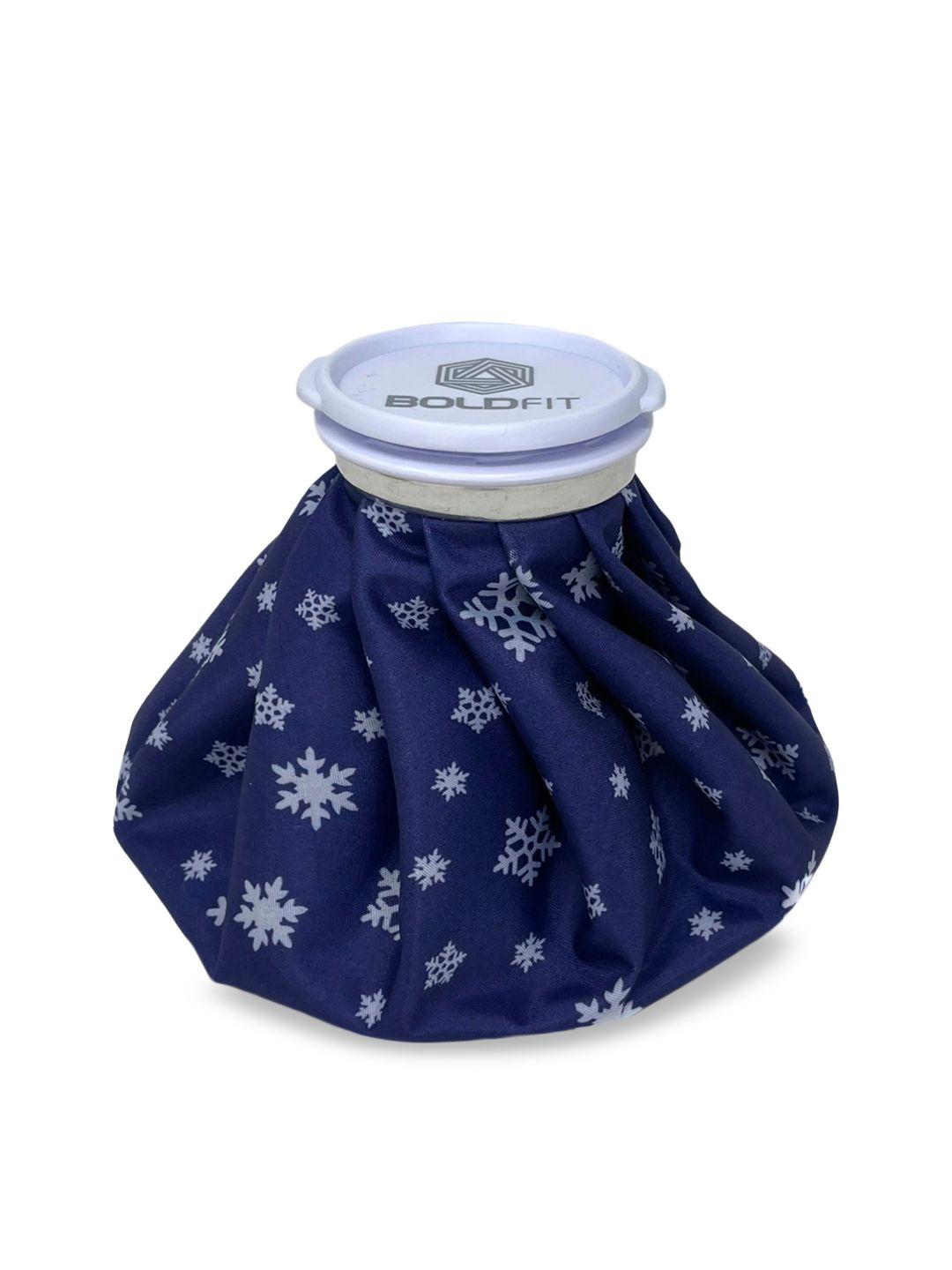 boldfit unisex blue printed ice bag