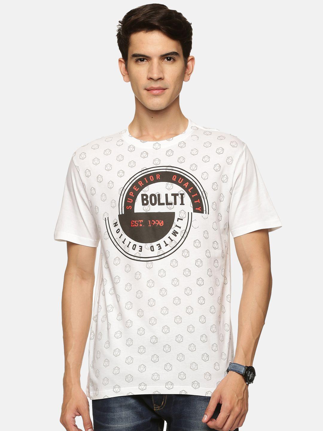 bollti typography printed pure cotton t-shirt