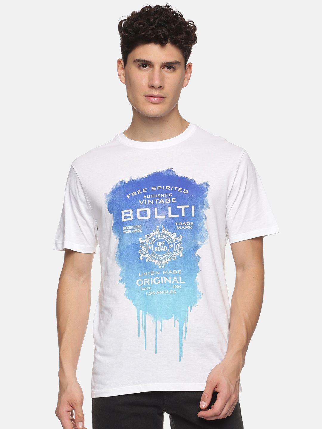 bollti typography printed pure cotton t-shirt