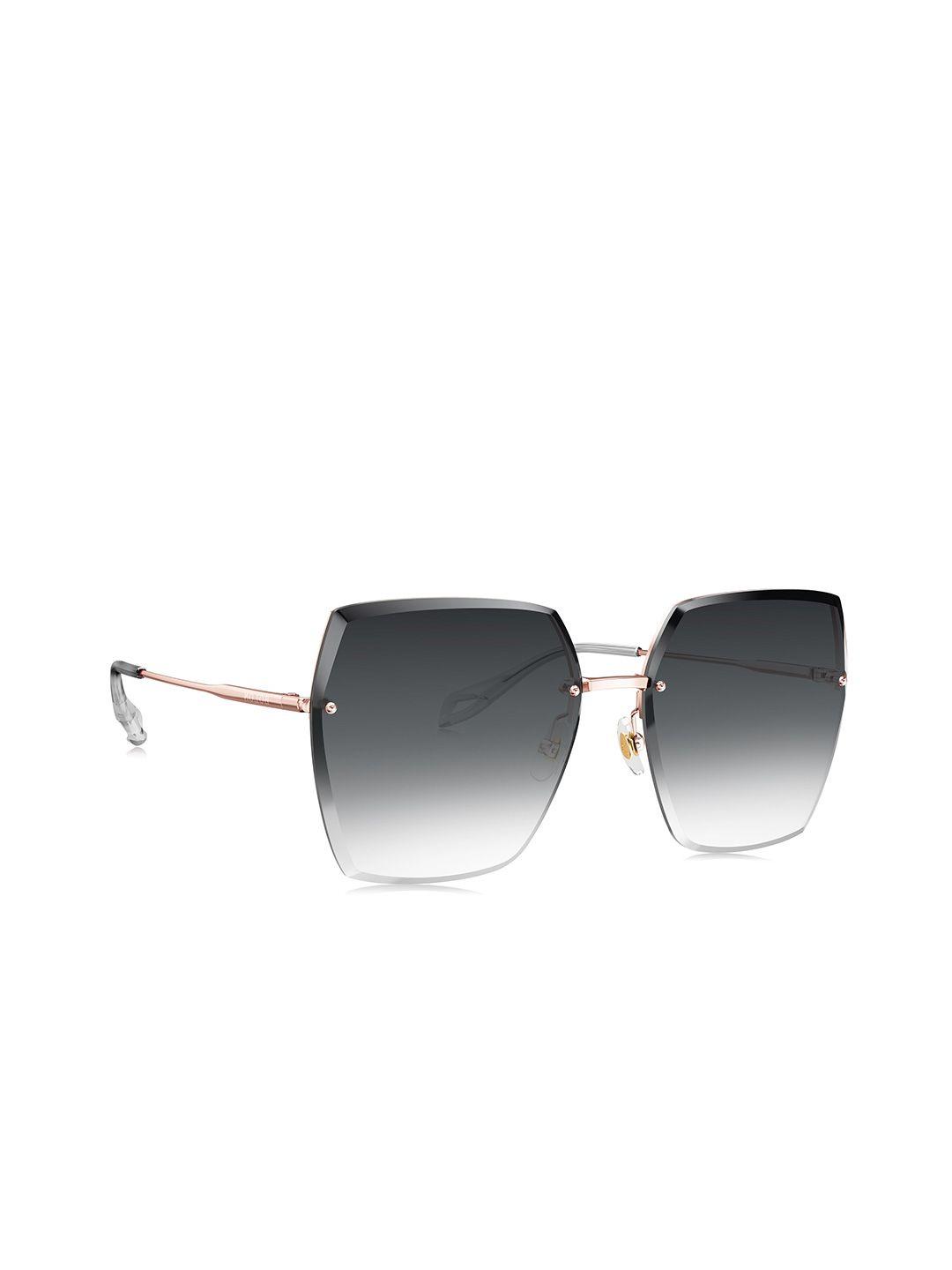 bolon eyewear women grey lens & rose gold-toned other sunglasses with uv protected lens