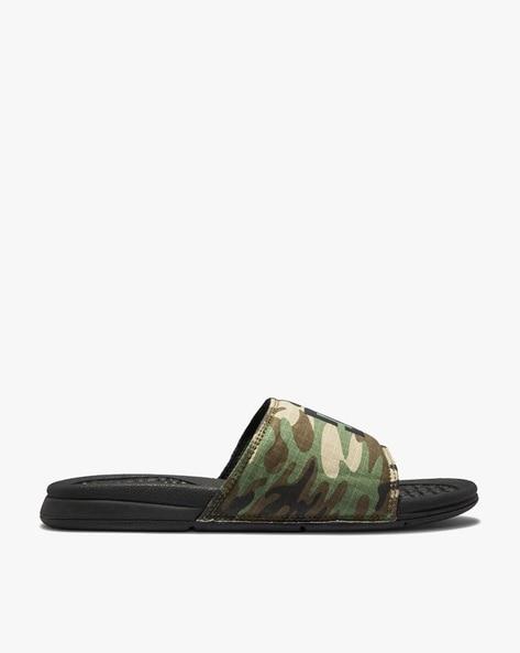 bolsa camouflage print sliders