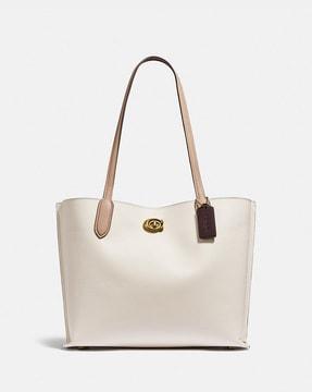 bolsa medium willow colourblock tote