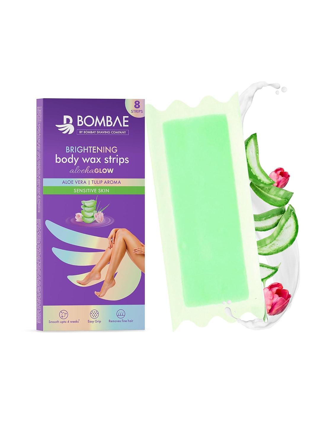 bombae woman wax strips for sensitive skin