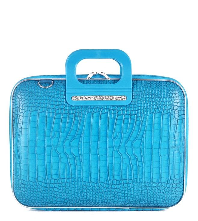 bombata siena cocco turquoise 13" laptop briefcase
