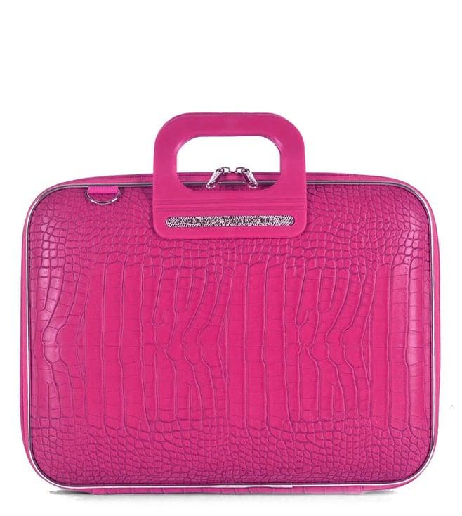 bombata siena cocco pink 13" laptop briefcase