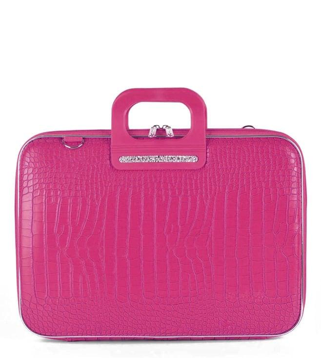 bombata siena cocco pink 15" laptop briefcase