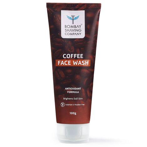 bombay shaving company coffee face wash (100g) | antioxidant formula brightens dull skin|sulphate & paraben free| made in india
