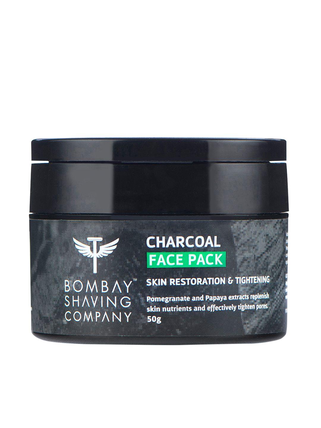 bombay shaving company unisex charcoal face pack 50gm