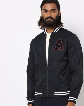 bomber jacket with applique