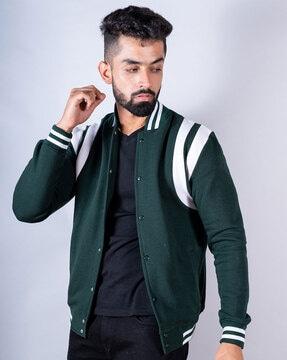 bomber jacket with insert pockets