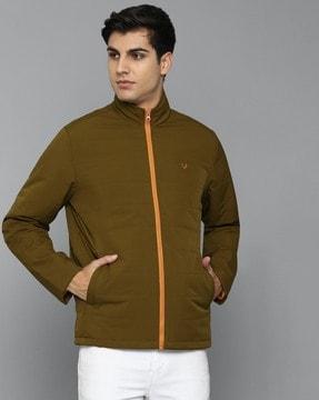 bomber jacket with slip pockets