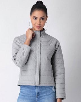 bomber jacket with zipper pockets